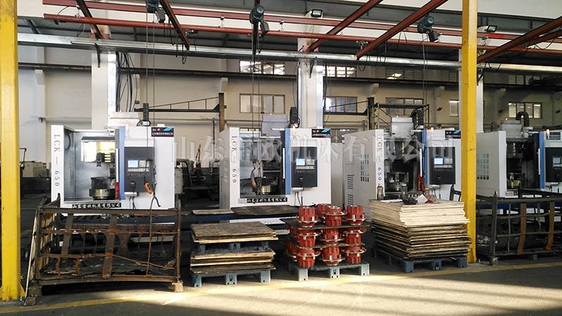 The CNC vertical lathe LCK-650 ordered by the customer has been put into production and is in use The CNC vertical lathe LCK-650 ordered by the customer has been put into production and is in use